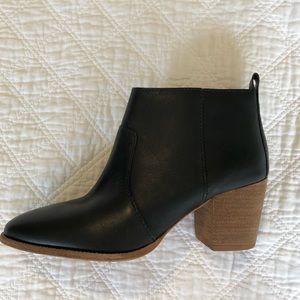 Madewell Brenner Boot in black Leather